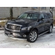 Накладка решётки радиатора 16 мм ТСС для Infiniti QX56 2010-2013