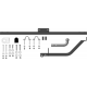 Фаркоп Мотодор оцинкованный для ВАЗ 4x4 Urban 2015-2021