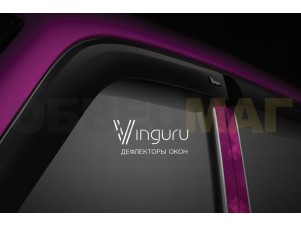 Дефлекторы боковых окон Vinguru 2 штуки для Volkswagen Caravelle/Multivan/Transporter T5 № AFV55003